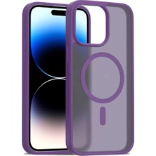 SiHako Iphone 15 Jota Magsafe Kapak - Derin Mor