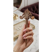 Ahşap Saç Tokası Topuz Tokası