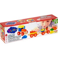 Uravas Store 351-ONY Kutuda Ahşap Eği̇ti̇ci̇ Bloklu Tren