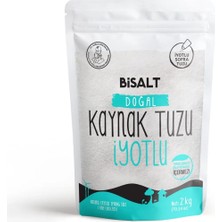 Bisalt Doğal Kaynak Tuzu 2000 gr Ince & Iyotlu