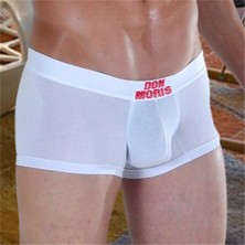 Hafif Giyim Erkek Beyaz Fantezi Seksi Boxer HF110410
