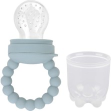 Myra Shop Bebek Meyve Sebze Emziği Silikon Beslenme Aparatı Diş Kaşıyıcı Özellikli Kapaklı Güvenli Besleyici