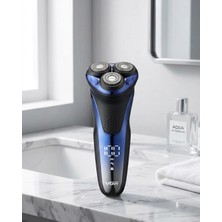 Uravas Store 3 Başlıklı Elektrikli Tıraş Makinesi Su Geçirmez Dijital Göstergeli