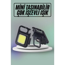 Uravas Store Mıknatıslı Parlak LED Işık 3 Fonksiyonlu Şarj Edilebilir Ledli Mini Taşınabilir