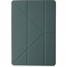 Uravas Store Pad 6 Kılıf Kalemlikli Mars Tablet Kılıfı - Koyu Yeşil