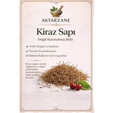 AKTARZANE Kiraz Sapı Doğal Kurutulmuş Bitki -%100 Saf Katkısız 50 gr