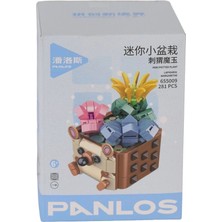 Uravas Store P955009 Panlos Hayvan Saksilari Buket Setleri̇ 281 Parça Block Oyuncak