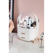 Uravas Store Çekmeceli Kozmetik Organizer Beyaz