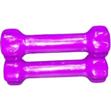 Sporio Vinyl Kaplı Deluxe Demir Dambıl Pcv Dambıl 1 Çift 1 kg Dambıl