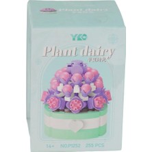 Uravas Store P1252 Panlos Si̇mülasyon Çi̇çek Seri̇si̇ 255 Parça Block Oyuncak
