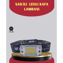 Uravas Store Şarj Edilebilir LED Kafa Feneri 215 Lümen Xpe Cob Güçlü Aydınlatma