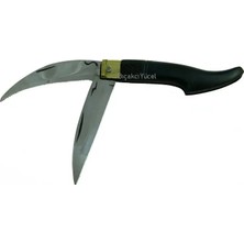 Uravas Store Lounge Tosya Küçük Çiftli Testereli Bıçkı Çakı 14 cm - Plastik Saplı, Manuel