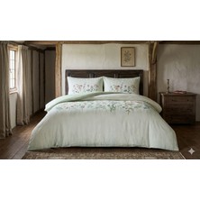 Taç Yeni Sezon Ranforce Pamuklu Çift Kişilik Nevresim Takımı Lıoren Yeşil