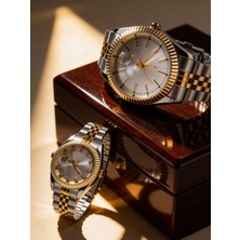 Yafani Çelik Kordon Çift Saati