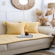 Dnc Home Tekstil Keten Evcil Hayvan Dostu Koltuk Pedi/koltuk Şiltesi, Yıkanabilir Ölçü Seçenekli