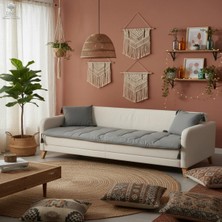Dnc Home Tekstil Keten Evcil Hayvan Dostu Koltuk Pedi/koltuk Şiltesi, Yıkanabilir Ölçü Seçenekli