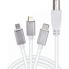Uravas Store ZR362 Ads 501 Type-C 3 In 1 Yazıcı Kablosu