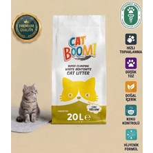 Cat Boom Kokusuz Naturel Bentonit Kedi Kumu 20 Lt