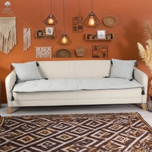 Dnc Home Tekstil Keten Evcil Hayvan Dostu Koltuk Pedi/koltuk Şiltesi, Yıkanabilir Ölçü Seçenekli