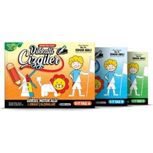 Uravas Store Dikkatli Çizgiler - 5-7 Yaş - (3 Set)