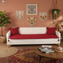 Dnc Home Tekstil Keten Evcil Hayvan Dostu Koltuk Pedi/koltuk Şiltesi, Yıkanabilir Ölçü Seçenekli