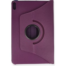 Uravas Store Pad X9 11.5 Kılıf 360 Tablet Deri Kılıf - Mürdüm