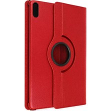 Uravas Store Matepad 11 10.9 360 Tablet Deri Kılıf - Kırmızı