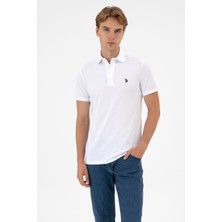 U.s. Polo Assn. Erkek Beyaz Tişört Basic 50306015-VR013
