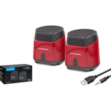  hd6024 usb speaker pc siyah 8.5-9-9 cm