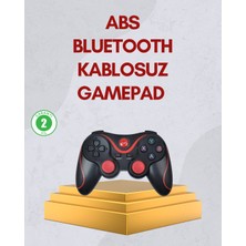 Uravas Store Ergonomik Tasarımlı Kablosuz Bluetooth Gamepad Titreşimli