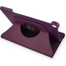 Uravas Store Tab M10 TB328FU Kılıf 360 Tablet Deri Kılıf - Mürdüm