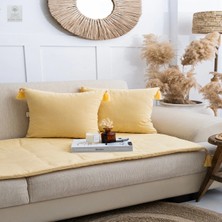 Dnc Home Tekstil Keten Evcil Hayvan Dostu Koltuk Pedi/koltuk Şiltesi, Yıkanabilir Ölçü Seçenekli
