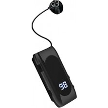 Megatech Mg-Bt102 Clıp-On Makaralı Digital Göstergeli Bluetooth Kablosuz Kulaklık