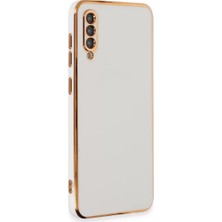 Uravas Store Galaxy A50 Kılıf Volet Silikon - Beyaz