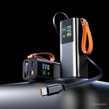 Shaza Nexa Serisi 20.000 Mah 100W Kule Tipi Powerbank - Gri