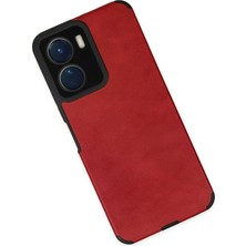 Uravas Store Y16 Kılıf Loop Deri Silikon - Kırmızı