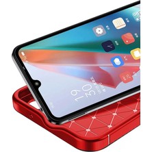 Uravas Store Galaxy A06 Kılıf Auto Focus Karbon Kapak - Kırmızı