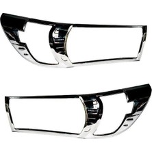 Toyota Hilux Revo 4x4 2016-2019 Far Çerçevesi Kaplama Krom