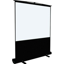  145x82 cm taşınabilir portatif pull up floor screen projeksiyon perdesi (ptx-140)
