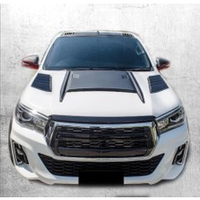 Toyota Hilux Revo Rocco 2015-2019 Kaput Üstü Koruma Kaplama Scoop
