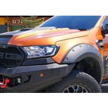 Ford Ranger T7 T8  2015-2022 Far Çerçevesi Siyah
