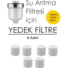 Truva Kireç Önleyici Yedek Filtre 6 Adet.SADECE 6 ADET YEDEK FİLTRE GÖNDERİLİR (Duş,lavabo,banyo,mutfak)