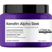 L'Oréal Professionnel Loreal Professionnel Keratin Alpha Sleek Saç Bakım Maske 500 ml