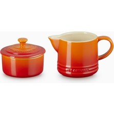 Le Creuset Seramik Sütlük ve Şekerlik Seti