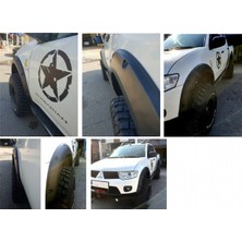 Mitsubishi L200 2007 - 2015 Arası Çamurluk Üstü Dodik 4 Parça