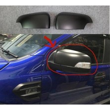 Ford Ranger T6 T7 T8 2016-2022 Sinyalli Tip Ayna Kapağı Kaplaması Siyah