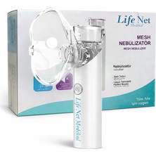 Life Net Medikal Taşınabilir Mesh Nebülizatör – Süper Sessiz, Yeni Nesil Şarzlı Yetişkin & Çocuk S600B