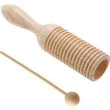 Temel Ahşap Guiro Ritim Müzik Aleti 19 cm