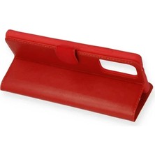 Uravas Store Galaxy A91 / S10 Lite S Kapaklı Kılıf - Kırmızı