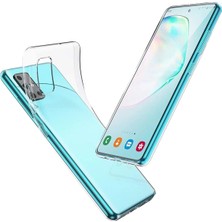 Uravas Store Galaxy A51 Kılıf Lüx Şeffaf Silikon